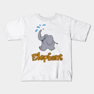 Cute Elephant Kids T-Shirt